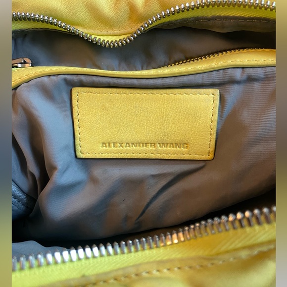 Alexander Wang ‘Brenda’ leather shoulder bag in Citrus 💛☀️✨ - Picture 5 of 11
